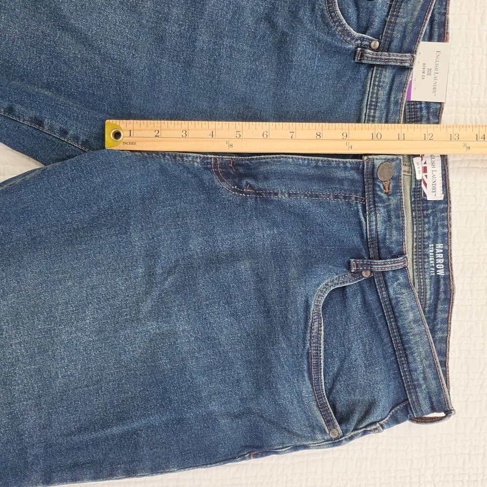 English Laundry Harrow‎ Jeans Mens 40x30 Med Wash Straight Fit Stretch NWT NEW - Picture 16 of 16